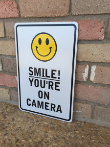 aluminum smile sign edit